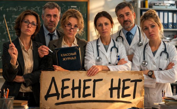 Чиновники считают, что врачи и учителя дико жируют за счет региональных бюджетов&nbsp;&mdash; поэтому и экономию начали с них