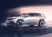 Флагманский трёхрядный кроссовер Skoda Peaq: официальные скетчи и дата премьеры