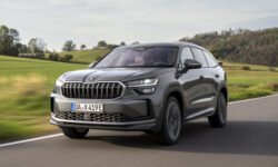 Skoda Kodiaq получил более мощную гибридную установку и новую версию Laurin & Klement